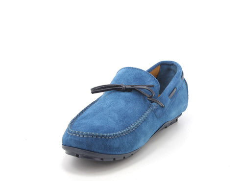 Melluso Uomo Scarpe basse Camoscio U16007B-216038 Blu